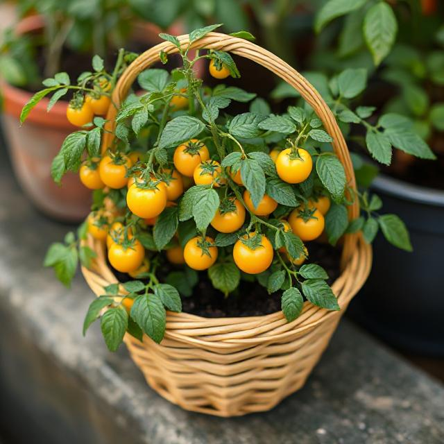 x3 Tomato Tumbling Tom Yellow 10.5cm (Glasshouse Ready)