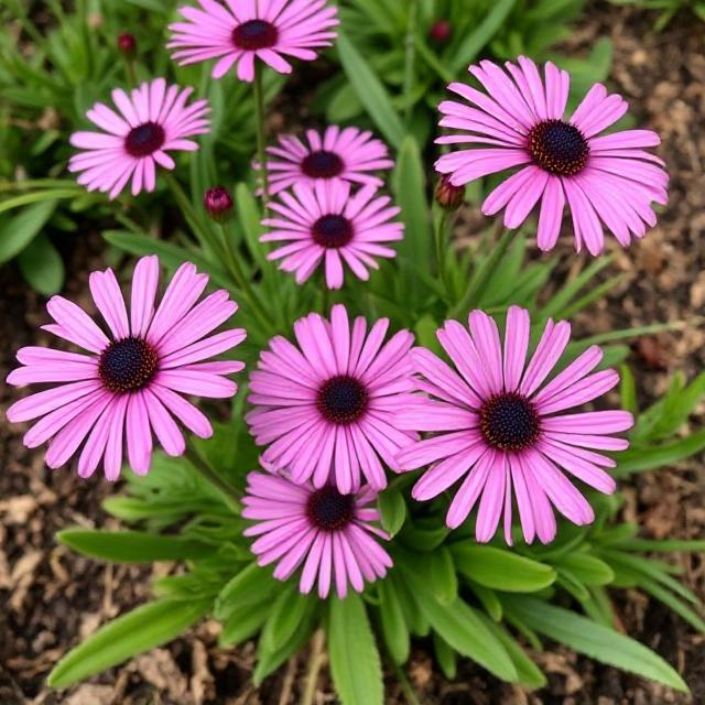 x3 Osteospermum Dalina Pink 10.5cm/9cm