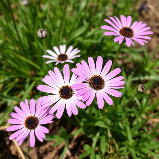 x3 Osteospermum Dalina Rose White 10.5cm/9cm