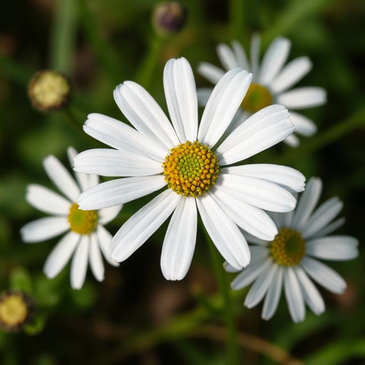 x3 Osteospermum Dalina White 10.5cm/9cm