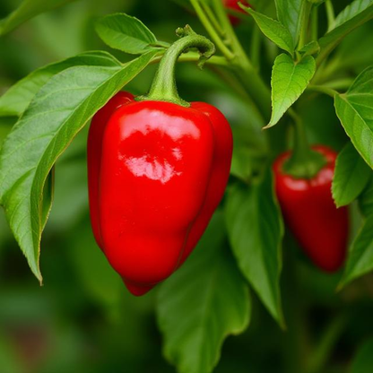 x3 Pepper Chilli Scotch Bonnet Red Vegetable Plant 10.5cm (GLASSHOUSE READY)